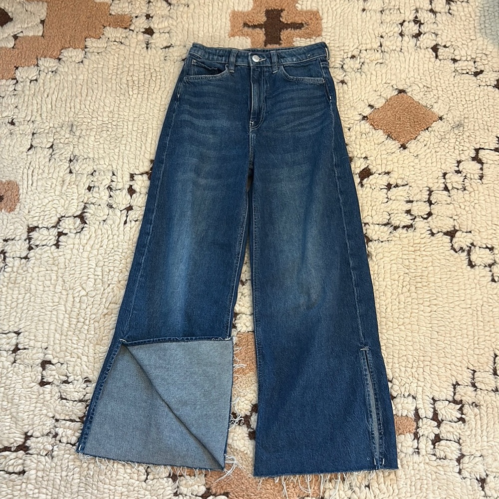 H&M Children’s high waisted wide leg denim jeans
